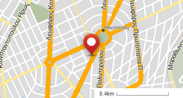 Location of business on map