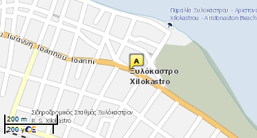 Location of business on map