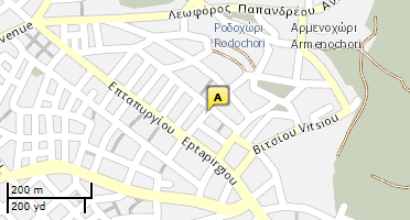 Χάρτης και σημείο της επιχείρησης
