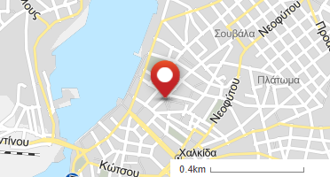 Location of business on map
