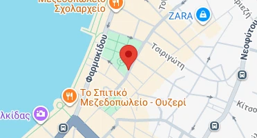 Location of business on map