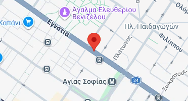 Location of business on map
