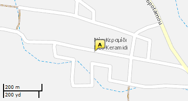 Location of business on map