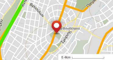 Location of business on map