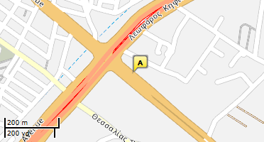 Location of business on map