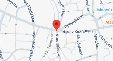 Location of business on map