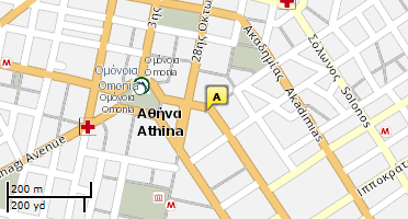 Χάρτης και σημείο της επιχείρησης