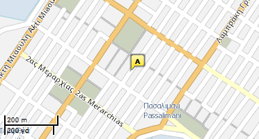 Location of business on map