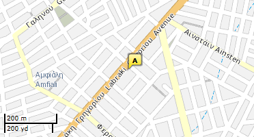 Location of business on map