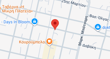 Location of business on map