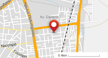 Location of business on map