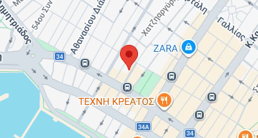 Location of business on map