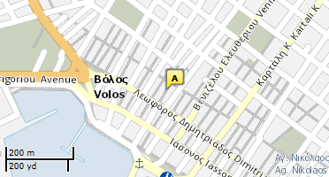 Location of business on map