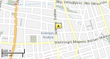 Χάρτης και σημείο της επιχείρησης
