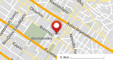 Location of business on map