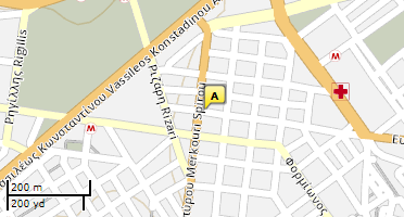 Location of business on map