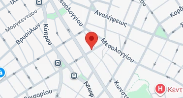 Location of business on map