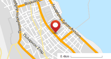 Location of business on map