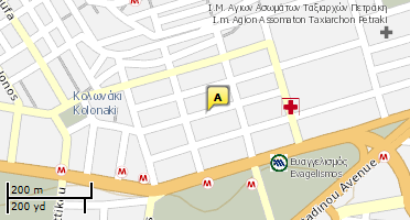 Location of business on map