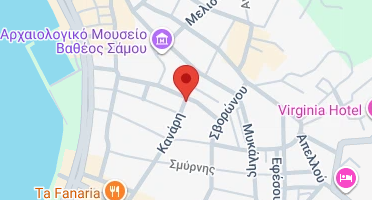 Location of business on map