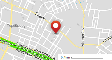Location of business on map