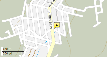 Location of business on map