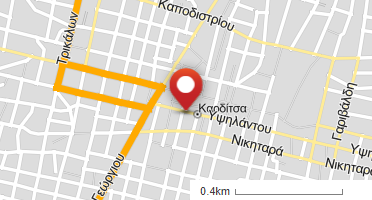 Location of business on map