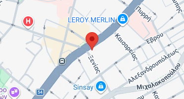Location of business on map