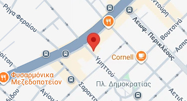Location of business on map