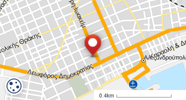 Location of business on map