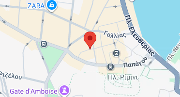 Location of business on map
