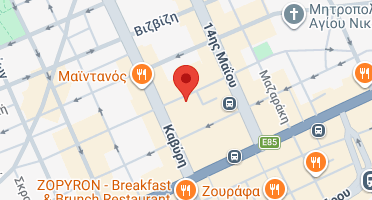 Location of business on map