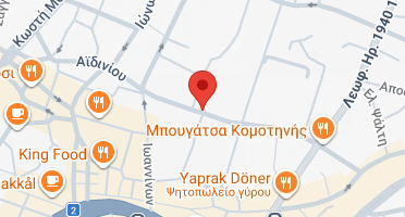 Location of business on map