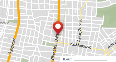 Location of business on map