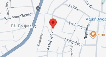 Location of business on map
