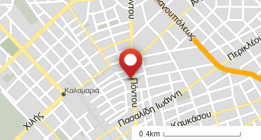 Location of business on map