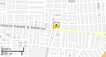 Location of business on map