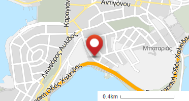 Location of business on map