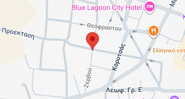 Location of business on map