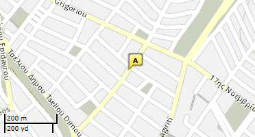 Location of business on map
