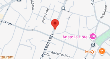 Location of business on map