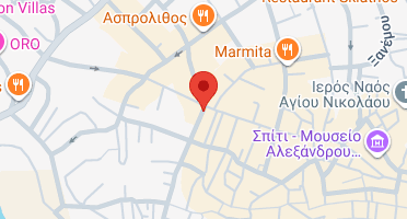 Location of business on map