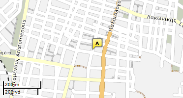 Location of business on map