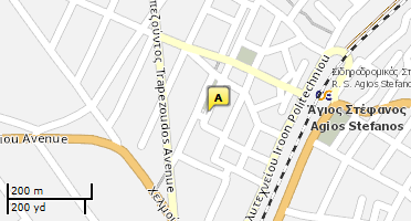 Location of business on map
