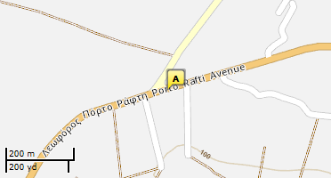 Location of business on map