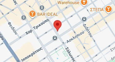 Location of business on map