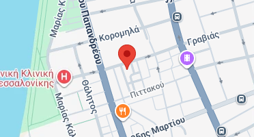 Location of business on map