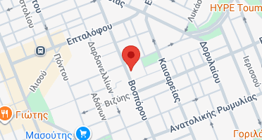 Location of business on map