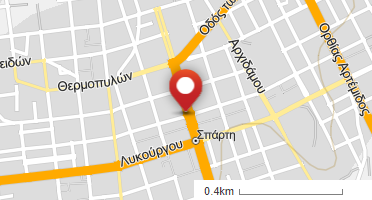 Location of business on map