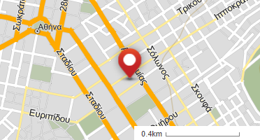 Location of business on map